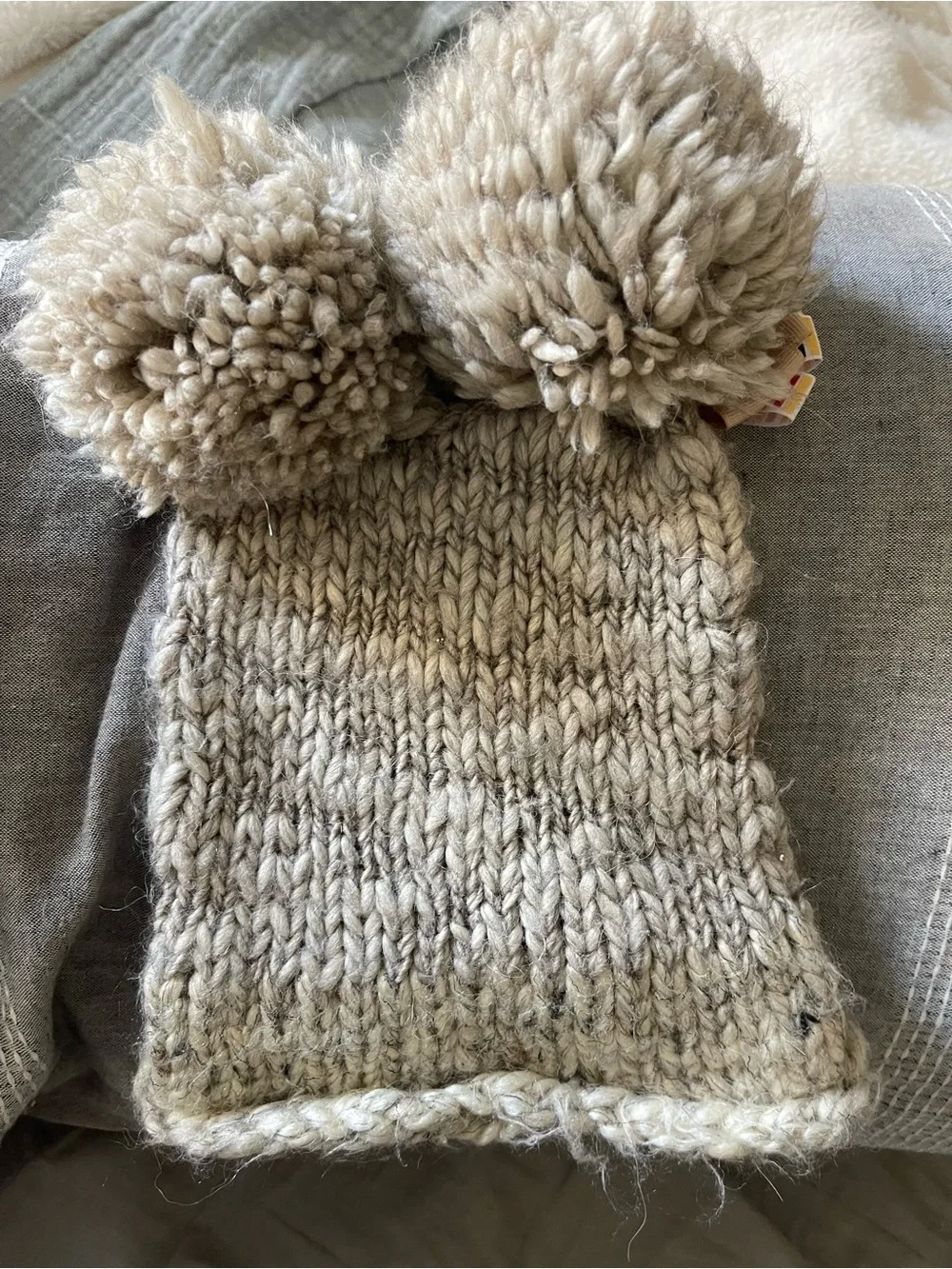 Kids Pom-Pom Knit Beanie size 2-5